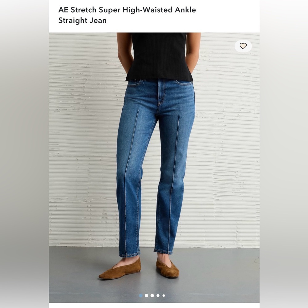American Eagle Outfitters Dark Blue Jeans 6